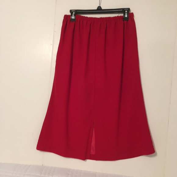 Women's 3-Piece Skirt Set Includes Skirt, Shell, and Long Sl. Jacket Size 16 - Picture 2 of 9